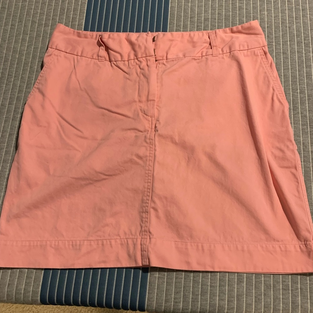 Vineyard Vines Sz 10 Pink Cotton Skirt.